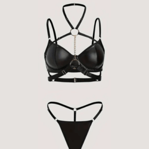 Black Neck Chain 2 piece Set